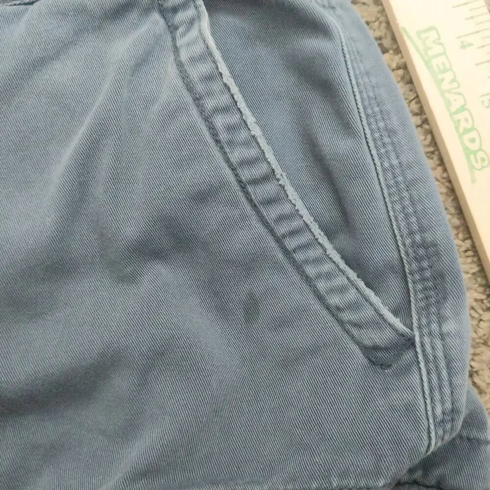 Polo By Ralph Lauren Shorts Mens Size 38 Blue Cargo Button Closure Classic - Picture 5 of 9